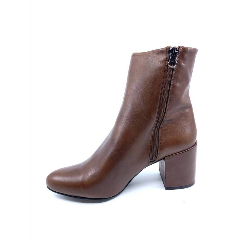 NEW ETHEM women's elba ankle boots in brown